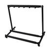 Multi Guitar Stand Stable Support Sturdy Iron 5 Guitar Bass Display Rack for Store Exhibition