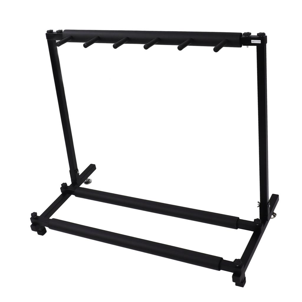 Multi Guitar Stand Stable Support Sturdy Iron 5 Guitar Bass Display Rack for Store Exhibition