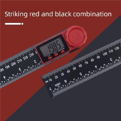 2 In 1 Electronic Protractor Tool with Large LCD Screen Engineering Angle Measuring Tool for Architectural Drafting
