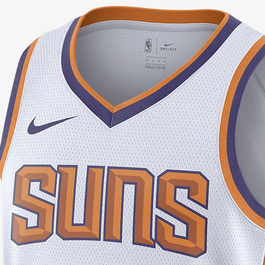 Nike NBA Limited Edition Breathable Basketball Jersey Suns Sleeveless Men Tops White 864443-101