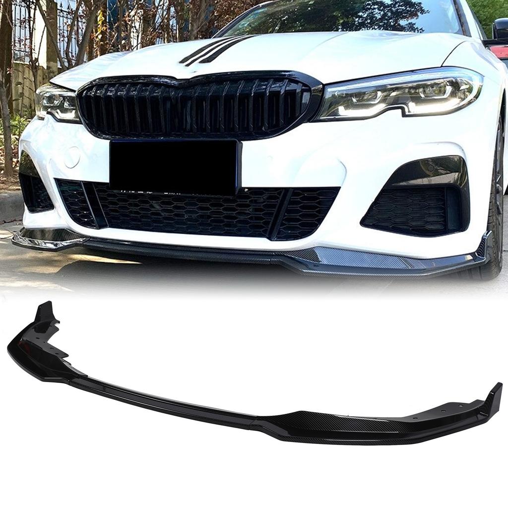 3PCS Front Bumper Lip Diffuser Kit MP   for 3 Series  0  1 M Pack Pre‑facelift 2019 to 2022