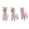 Manual Alpaca Decorations Cute Toy Statue Wood Crafts Waterproof Reusable Funny Cartoon Sculpture for Living Room Bedroom