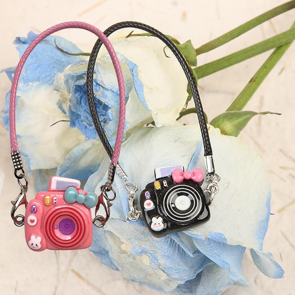 [FTADI] Abbigliamento per Bambole di Peluche - Set Maglione a Maglia alla Moda Carino per Bambole da 15-17 cm, Giocattolo per Vestire Bambole da 15-17 cm, Set Macchina Fotografica e Borraccia per Bambole