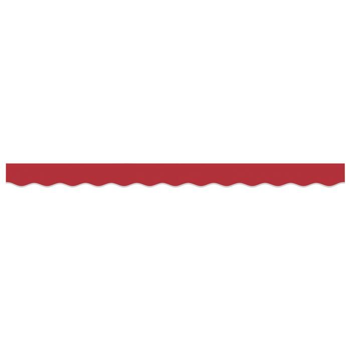 VidaXL bandeau de store pour cadre de 3 m rouge 2.8x0.2 m 42000793