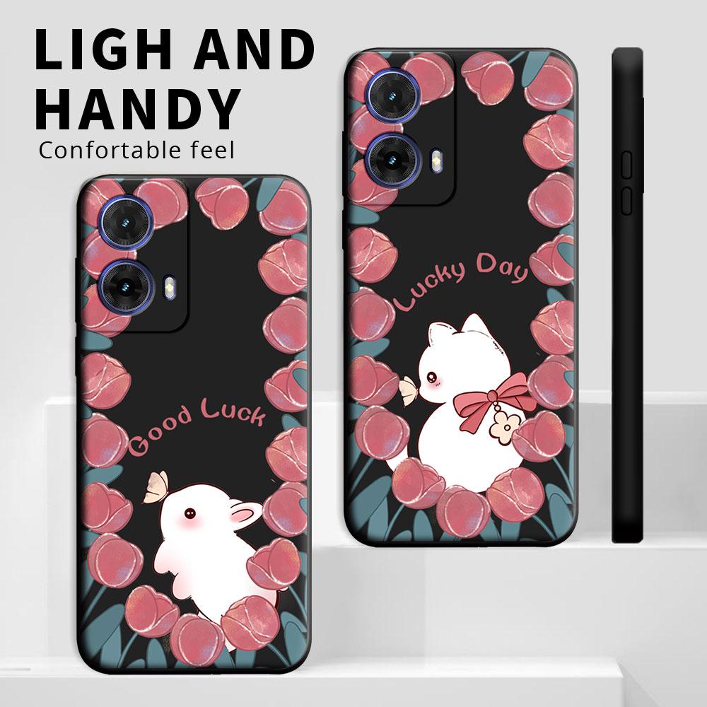 For Motorola Moto G85 5G Case Cute Shockproof Silicone Soft Phone Case For Moto G85 5G Animal Cartoon Back Cover Fashion Matte