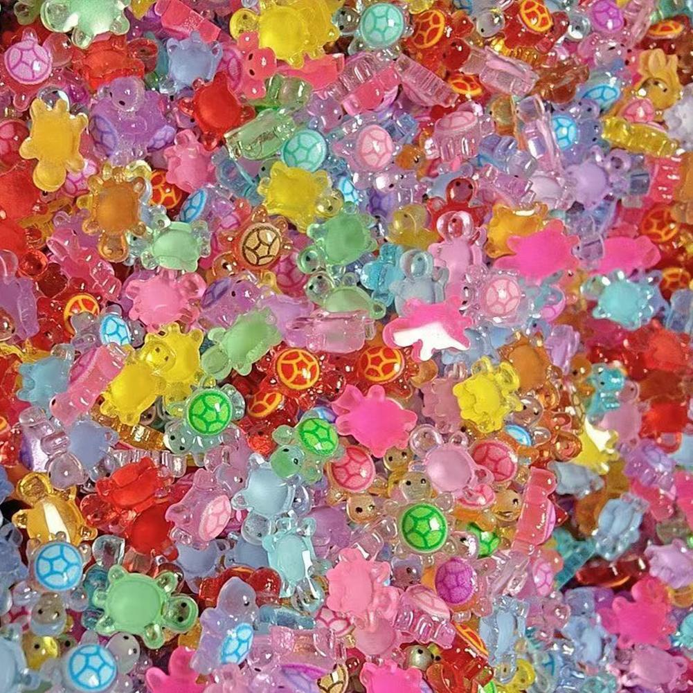 Luminous Turtle Storage Box Home Decor Resin Crafts Glowing Small Turtle Toy Receptacle For Storing Small Items With A Lid Open