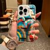 Geometric Pattern Phone Cases for iPhone 17promax 16 Pro 15 Pro 14 13 12 11 XS 14 PRO MAX 16 plus 14ProThree-dimensional pattern