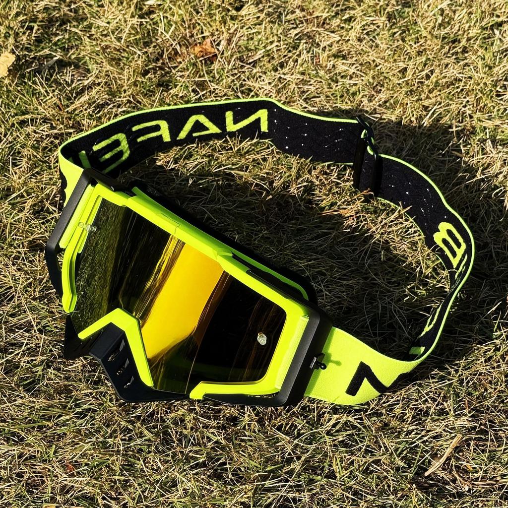 High-quality motorcycle riding goggles, UV protection, dustproof, off-road helmet goggles, downhill windproof glasses