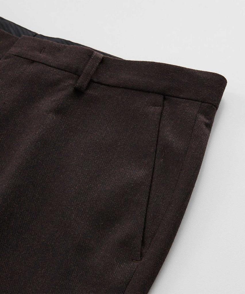 STCO Extra Fine Wool 41 Light Brushed Formal Pants_Two-Tone Wine (Classic Fit)_Sslud62Csa