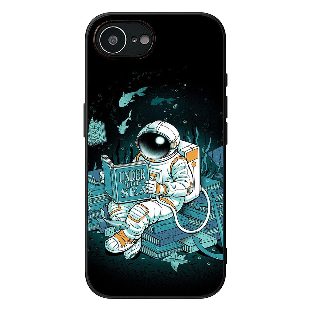 for Samsung Galaxy A25 A37 A57 A12 A14 A41 A50 A51 A70 A71 A72 A21S A04 M15 Note 20 9 8 10 Case Moon Stars Sky Astronaut Rocket