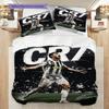 CR7's Legacy Three-piece set (1 * duvet cover + 2 * pillowcase, without core) Soft and comfortable Christmas birthday gift Duvet cover and pillowcase