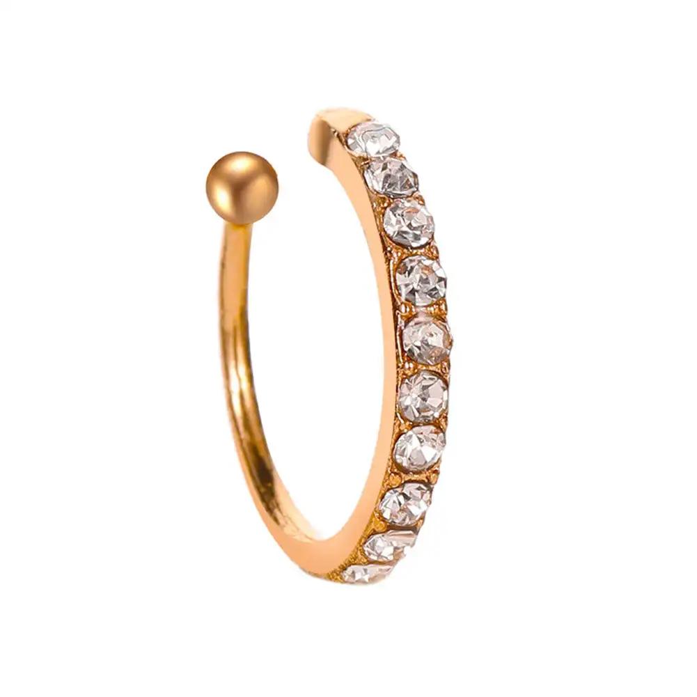 Ear Cuff for Women Charming Zircon Clip On Earrings Earcuff Without Piercing Earrings Jewelry