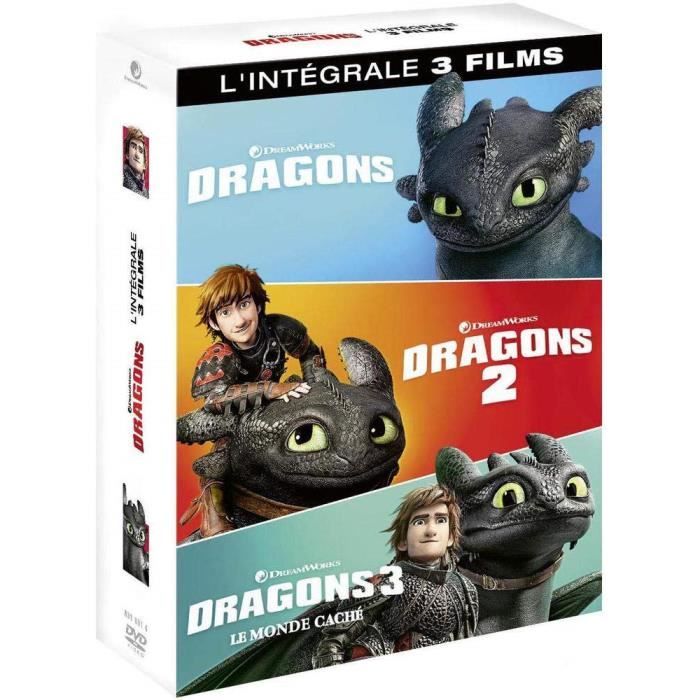 Intégrale Dragons DVD (3 films 2019)