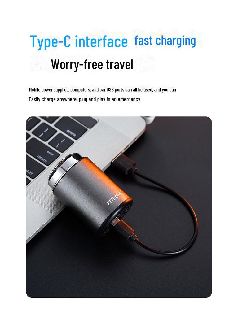 Feihong FH003 Men's Mini Waterproof Electric Shaver