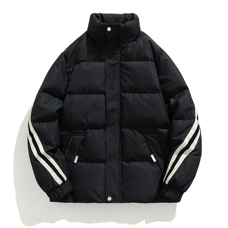 

Молодежное зимнее пальто из белого утиного пуха с воротником-стойкой, повседневное, свободное, однотонное 4XL