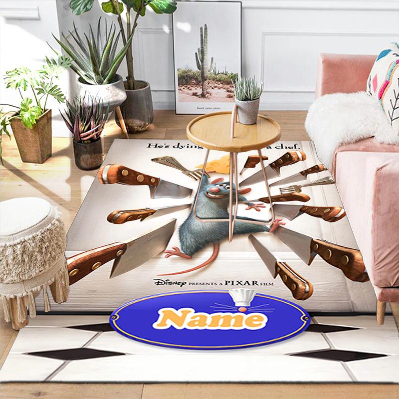 Custom 1Pc Ratatouille Adventure Poster Rug Office Carpet Indoor Outdoor Entrance Doormat Nonslip Soft And Comfortable Living Room D916236