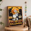 Disney Daisy Duck Halloween Oil Paint by Numbers Painting Art Kit Handmade Painting Home Decor Gift