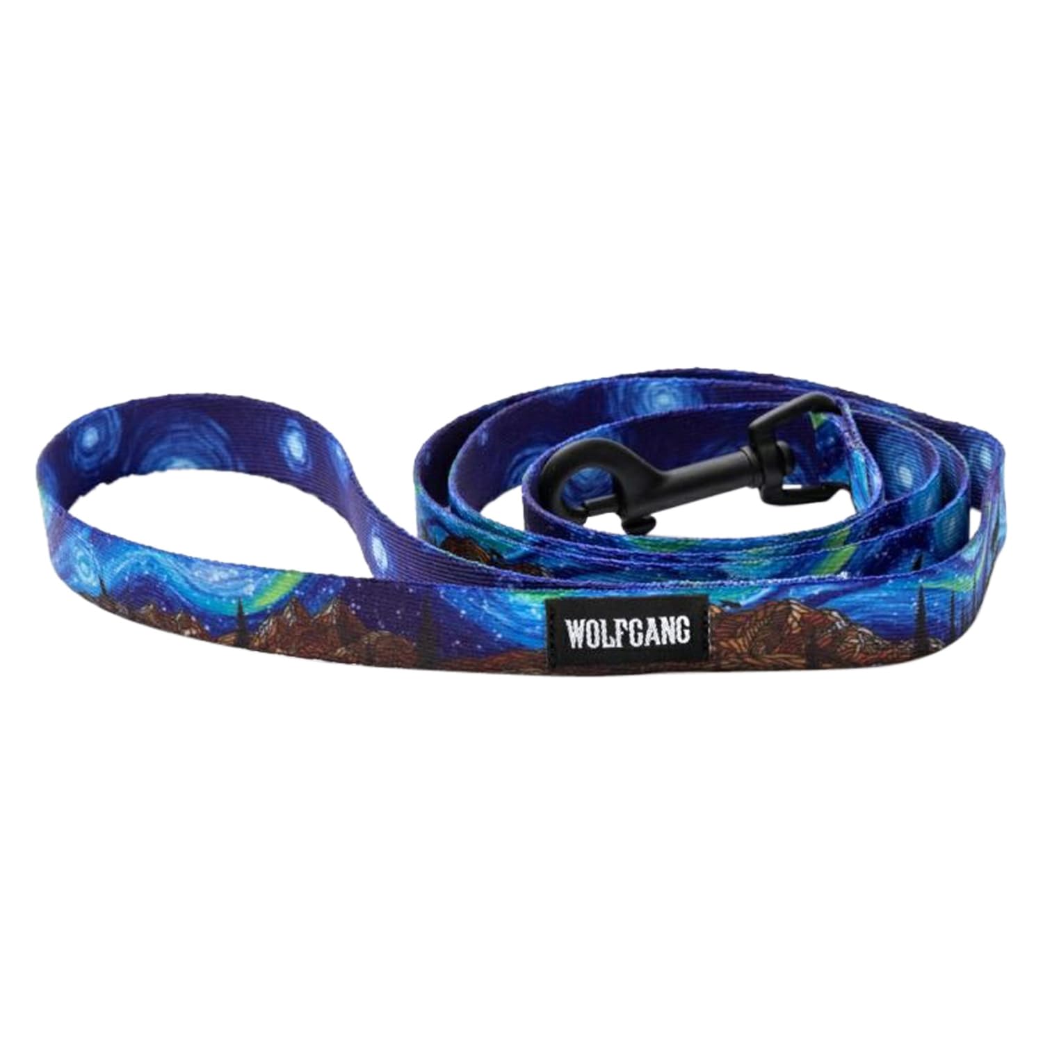 

WOLFGANG StarryWolf LEASH M size width x length 122cm for medium and large 2.5cm [Leash dogs] синий