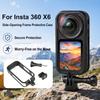 Open Frame Action Camera Cage Shock Resistant Camera Protective Frame for Insta 360 X6