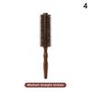 {HBA17} Natural Boar Bristle Nylon Comb Wood Round Roller Hair Brush For Women Men Curly Hair Salon Hairdressing Tools