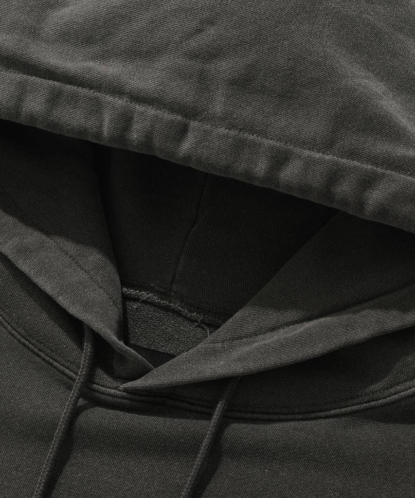 Balloon Suade Logo Hoodie [Pigment Black]
