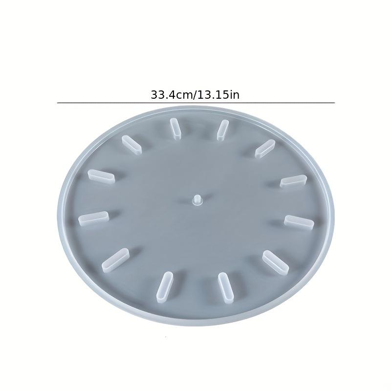 

Большие размеры часов силиконовая форма DIY квадратные круглые часы форма настенное декоративное зеркало эпоксидная смола форма