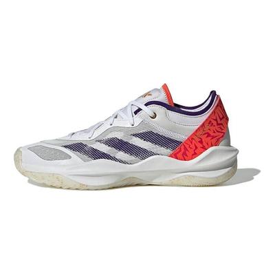 Adizero Select 2.0 Bequeme Vielseitige Rutschfeste Langlebige Low-Top Basketballschuhe Unisex Sneaker Grau Rot JQ2402