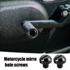 Motorradspiegelbolzen | 2 Stück Universelle Motorradspiegellochbolzen, Motorrad-Rückspiegel