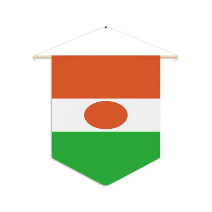 Fanion – Drapeau Du Niger – 30 X 45 Cm – Polyester – À Suspendre – Pixelforma