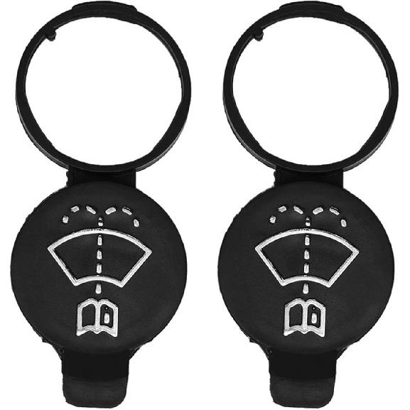 

Fit for GMC Yukon Denali 2015 Car Windshield Wiper Washer Tank Fluid Screenwash Cover Reservoir Cap Bottle(2Pc)