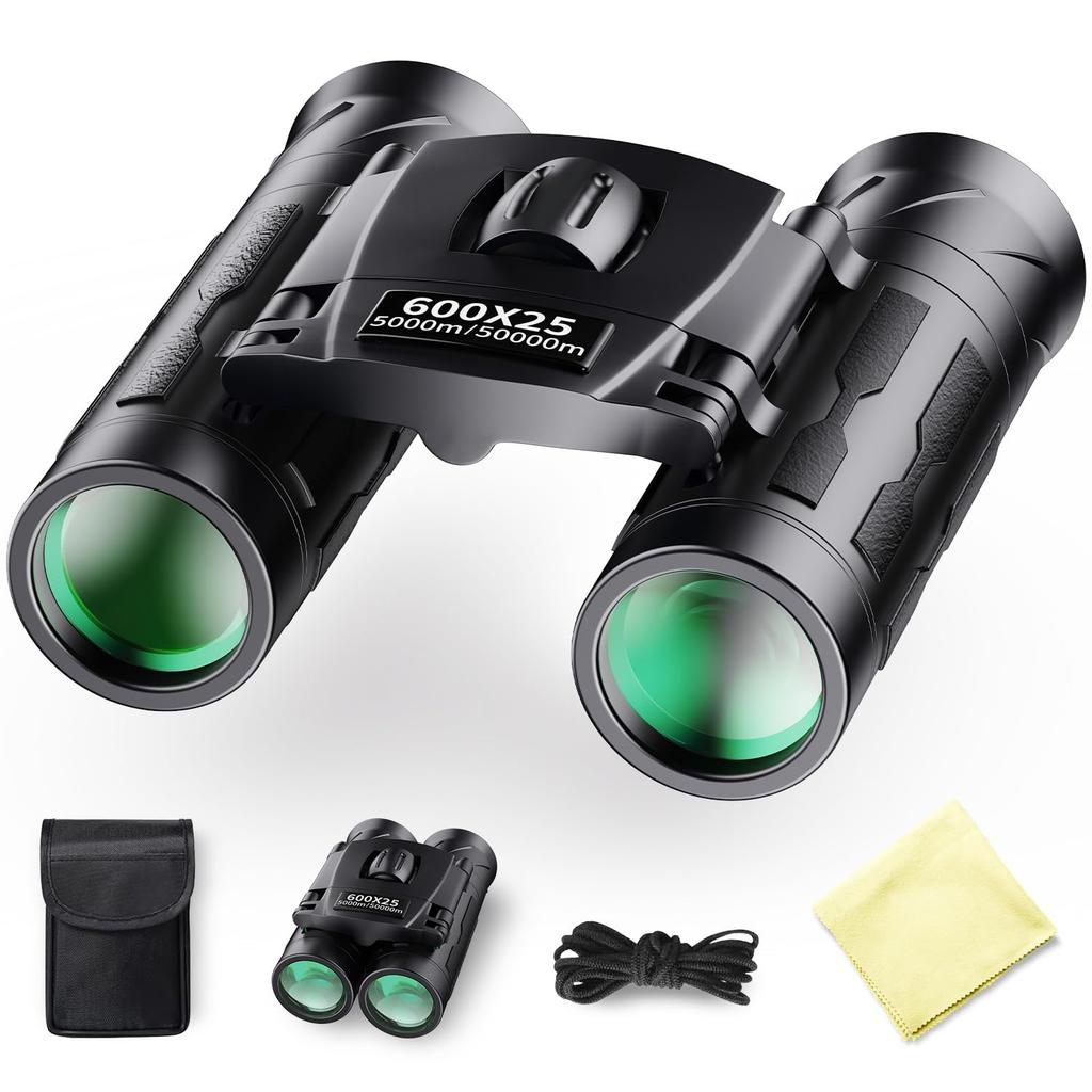 Binoculars for Live Opera BAK4 FMC Magnification X Ultra IPX7 Ideal for and Accessories Included Performances, Glasses, Prism, Multi-Coated [15x