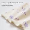 Lovely Tao Double-Layer Windproof Postpartum Hat - Warm & High-Elastic Cotton Head Protection for Pregnant Women