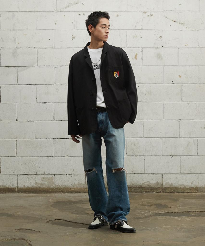 Jachetă de lucru Krakki [Unisex]_Negru [Kr265Puj401]