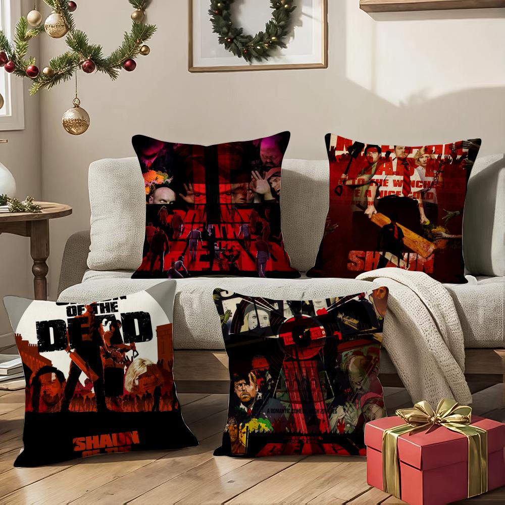 Shaun Of The Dead Cushion Cover Pattern Printed Pillowcase For Living Room Sofa Cushion Cover & Bedroom Decor