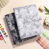 A6 Vintage embossed PU piele DIY Binder notebook copertă jurnal agendă planificator hârtie copertă școală papetărie