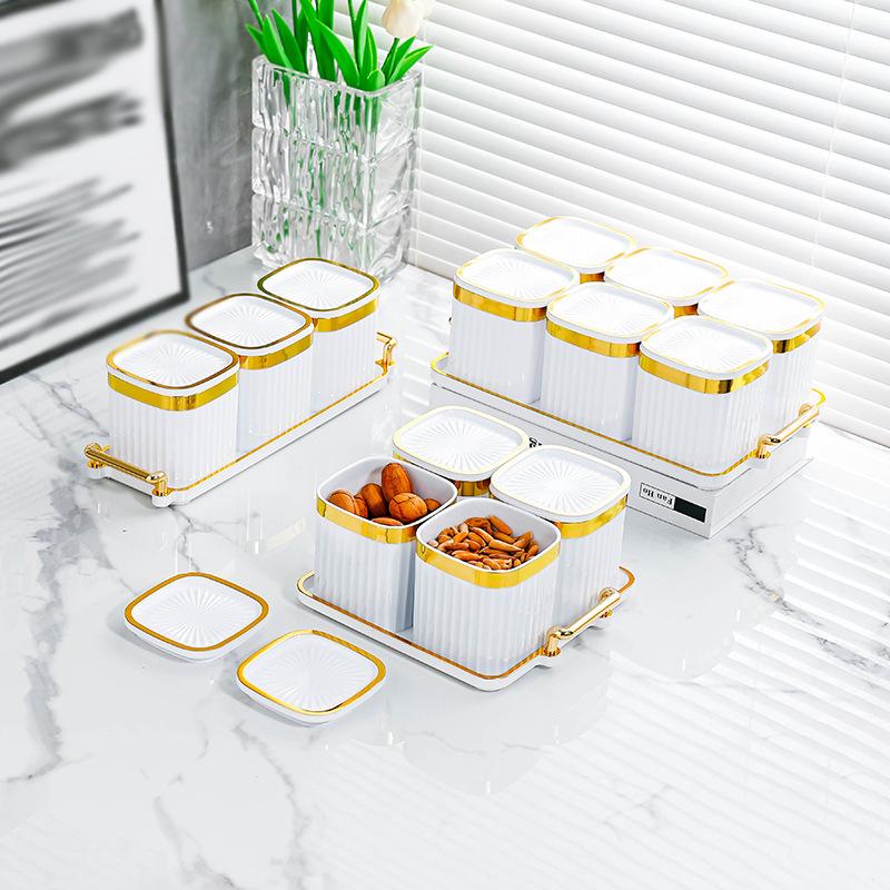 Sealed Tank, Grain Storage Box, Transparent Plastic Small Jar, Food Jar, Kitchen Food Grade Grain Storage Box