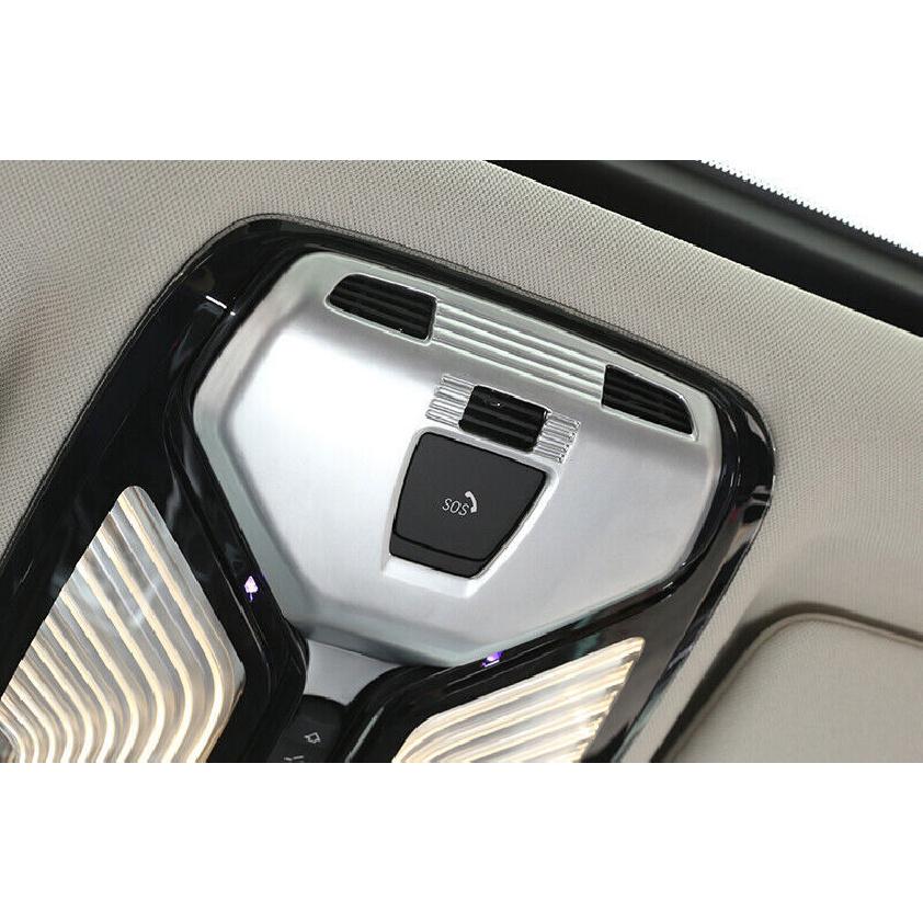 For BMW X3 G01 X4 2018- ABS Silver Front Reading Lamp Frame Cover Trim 1PCS