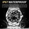 BINBOND Sturdy Waterproof Quartz Watch For Men Luxury Auto Date Week Display Luminous Precise Men's Watches Orginal Reloj