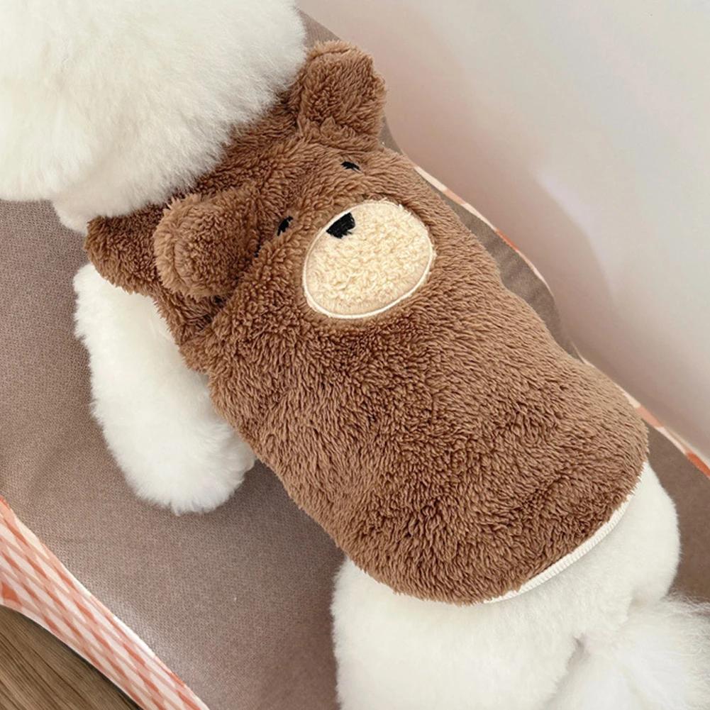 Winter Clothing Plush Teddy Bear Sweater Warmth Pets Cute Clothes Teddy Schnauzer Clothes Puppy Clothes Designer Dog Clothes