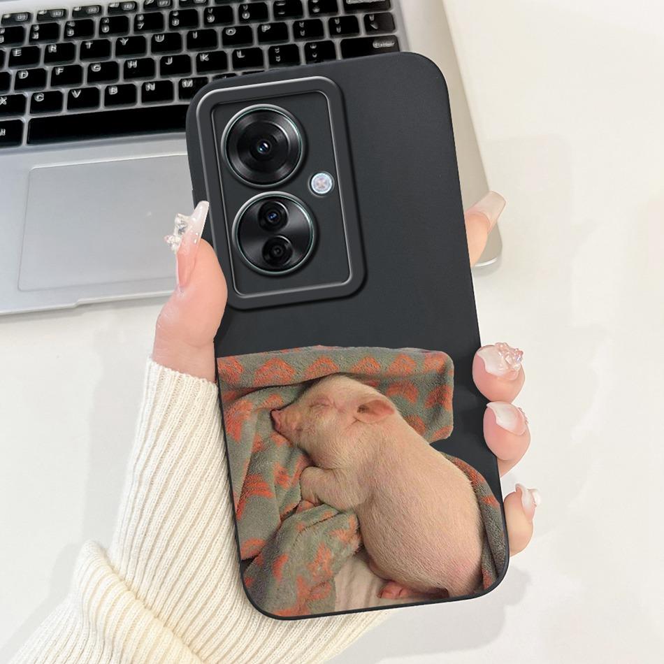 For OPPO Reno11 F 5G Case Reno 11F CPH2603 2024 Elegant Printing Camera Protective Shockproof Soft Silicone Phone Cases