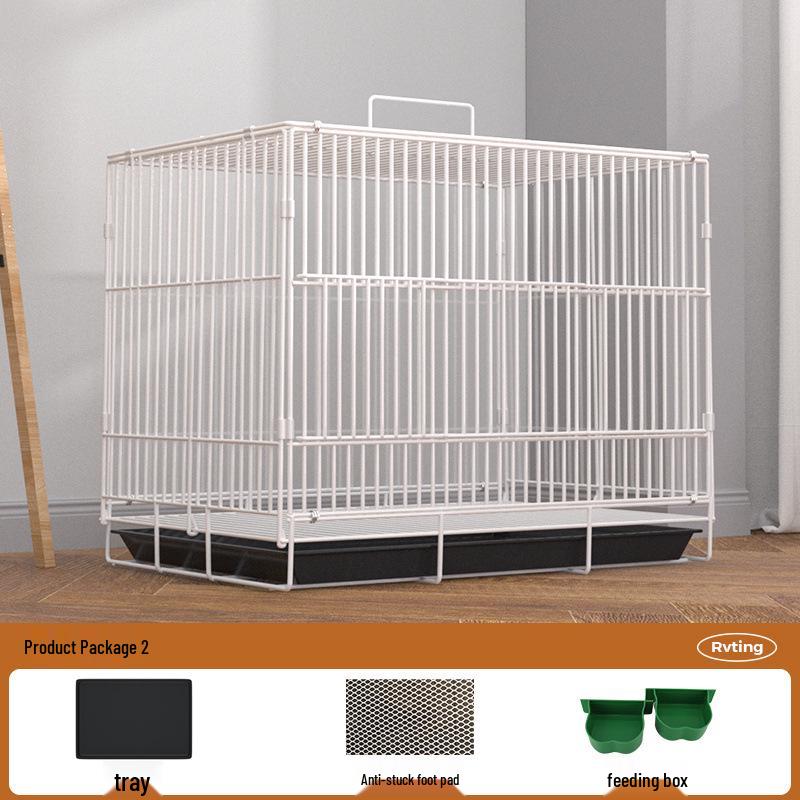 Extra Large Rabbit & Guinea Pig Cage with Toilet - Spacious for Household Pets