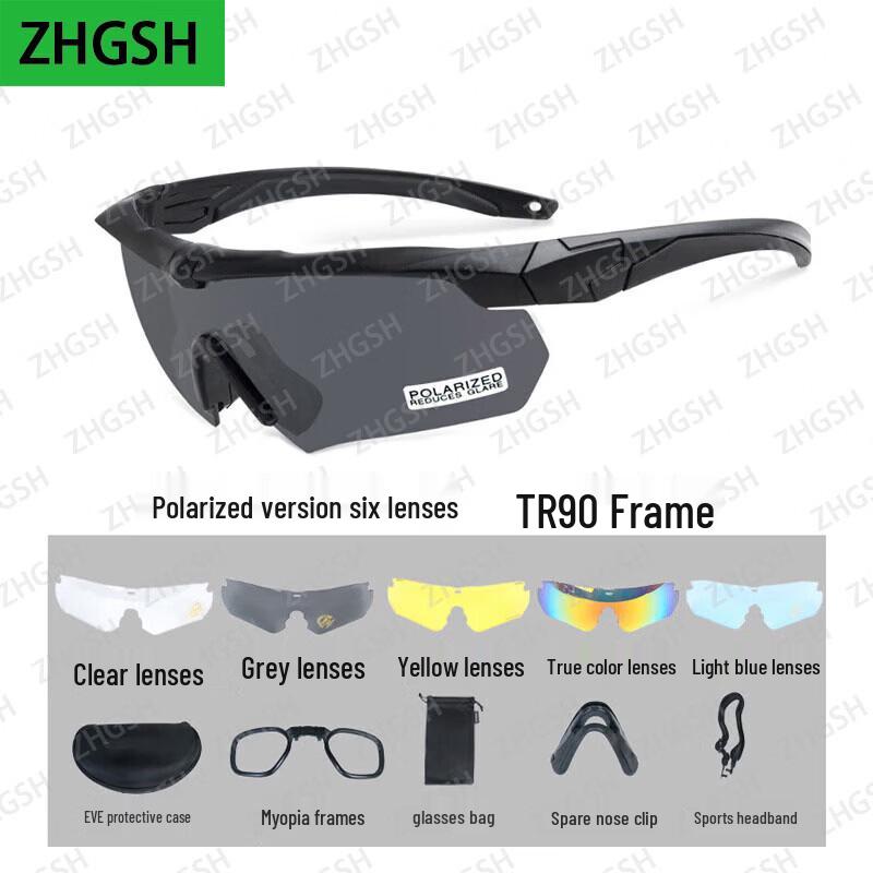 ZHGSH Tactical Polarized Shooting Goggles