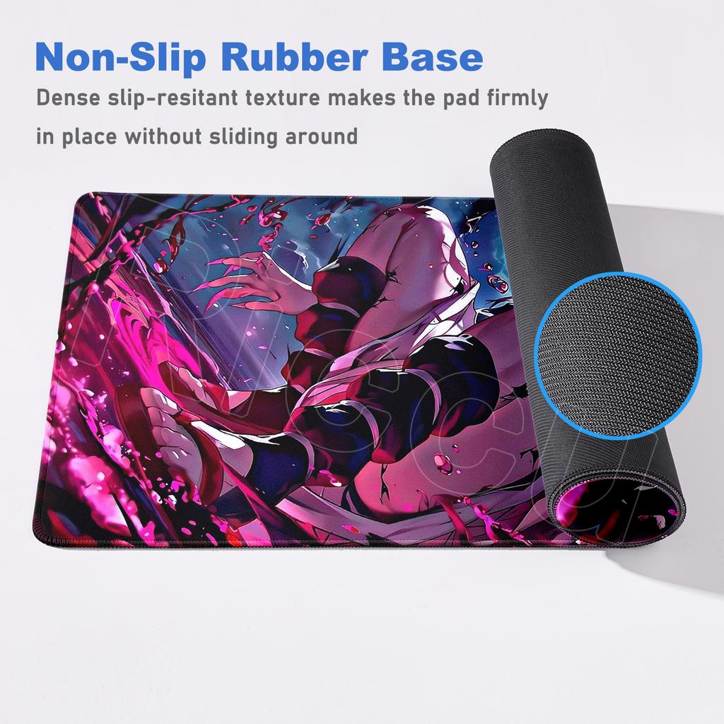 New Kawaii Girl Nezuko Kamado Mouse Pad Laptop Anime HD Print Gaming Keyboard Carpet Demon Slayer Mousepad PC Cute Game Desk Mat