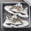 Men's shoes 2025 autumn new breathable fashion casual sports shoes teenagers low-top thick-soled dad shoes fashion