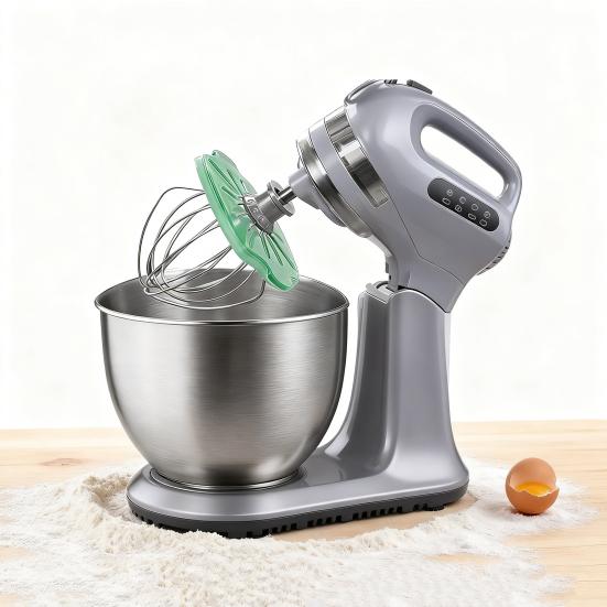 Mixing Head Baffle Anti-Splatter Guard for Stand Mixer Universal Ingredient Slot Mixer Attachment Easy To Clean Kitchen Accessory for Tilt-Head Mixers