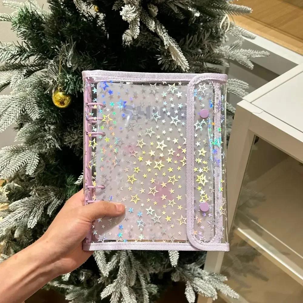 Kawaii A5 Binder Photo Album Waterproof Loose-leaf Photo Holder School Office Stationery Idol Pictures Storage Binder File Shell