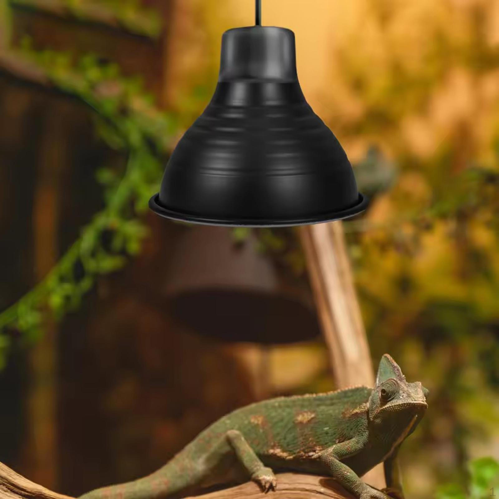 

Крышка купольной лампы для рептилий Прямая замена Алюминиевая Простая установка Аксессуары Часть светильника 5.5in