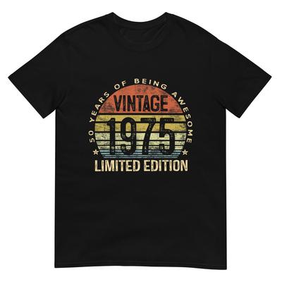 Vintage 1975 Limited Edition 50-Jahre-Alt Geschenke 50. Geburtstag T-Shirt