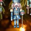 Christmas Fireplace Ornament 12/24/36Pcs Nutcracker Wooden Ornaments, Watercolor Soldier Hanging Decoration Decorative Set for Tree, Holiday