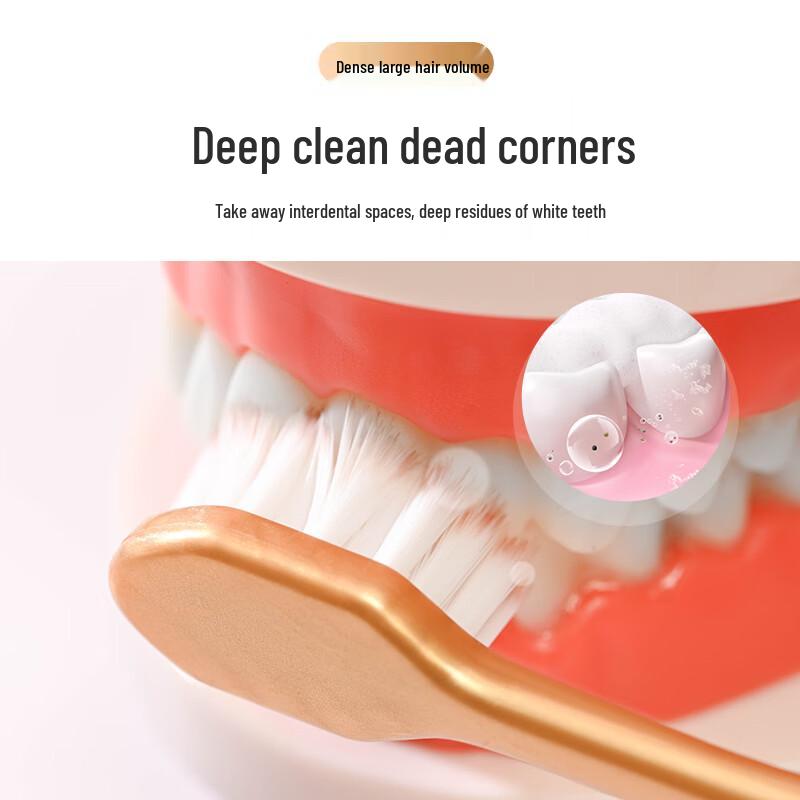 Qi Jing Soft Bristle Adult Toothbrush - 6 Pack